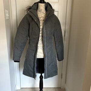 North Face Gray Winter Parka